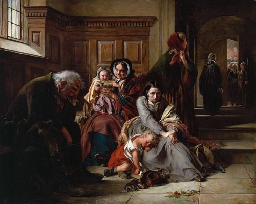 Waiting for the Verdict 1857 by Abraham Solomon 1824-1862